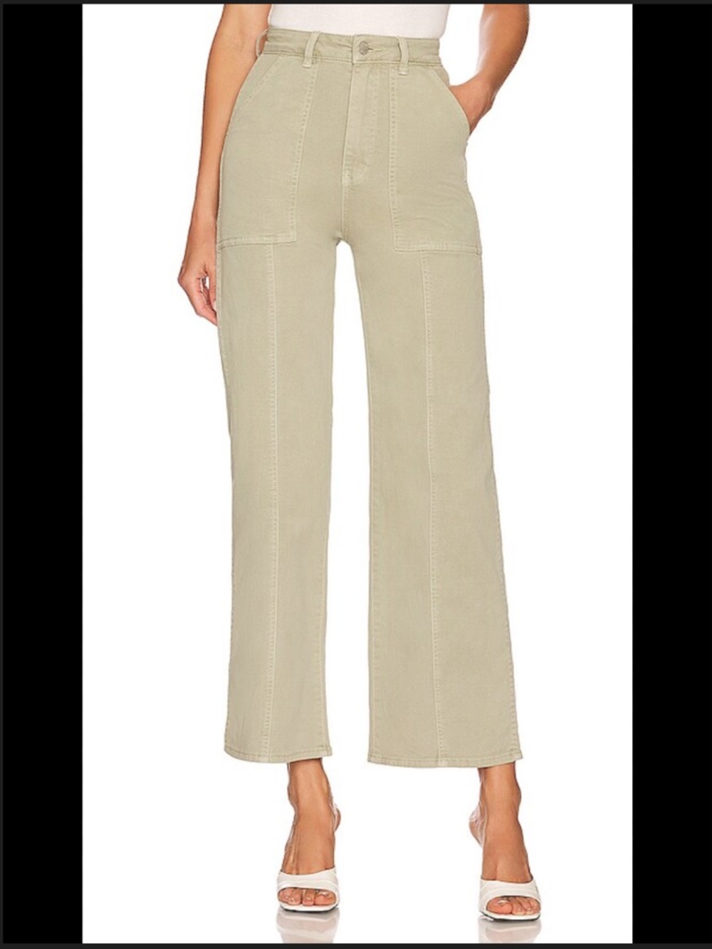 ROLLA'S Cream Workwear Pocket Pants